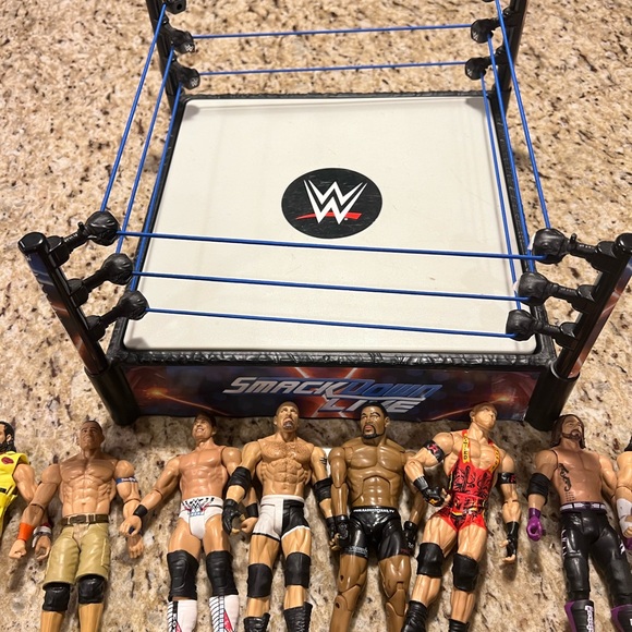 WWE Figures and Ring - Picture 5 of 11